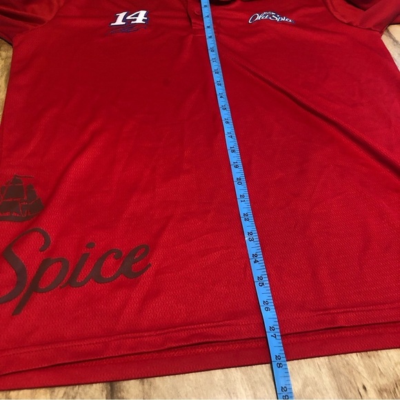 NASCAR Tony Stewart #14 Old Spice Embroidered Polo Shirt Winners Circle SPOT - Picture 8 of 11
